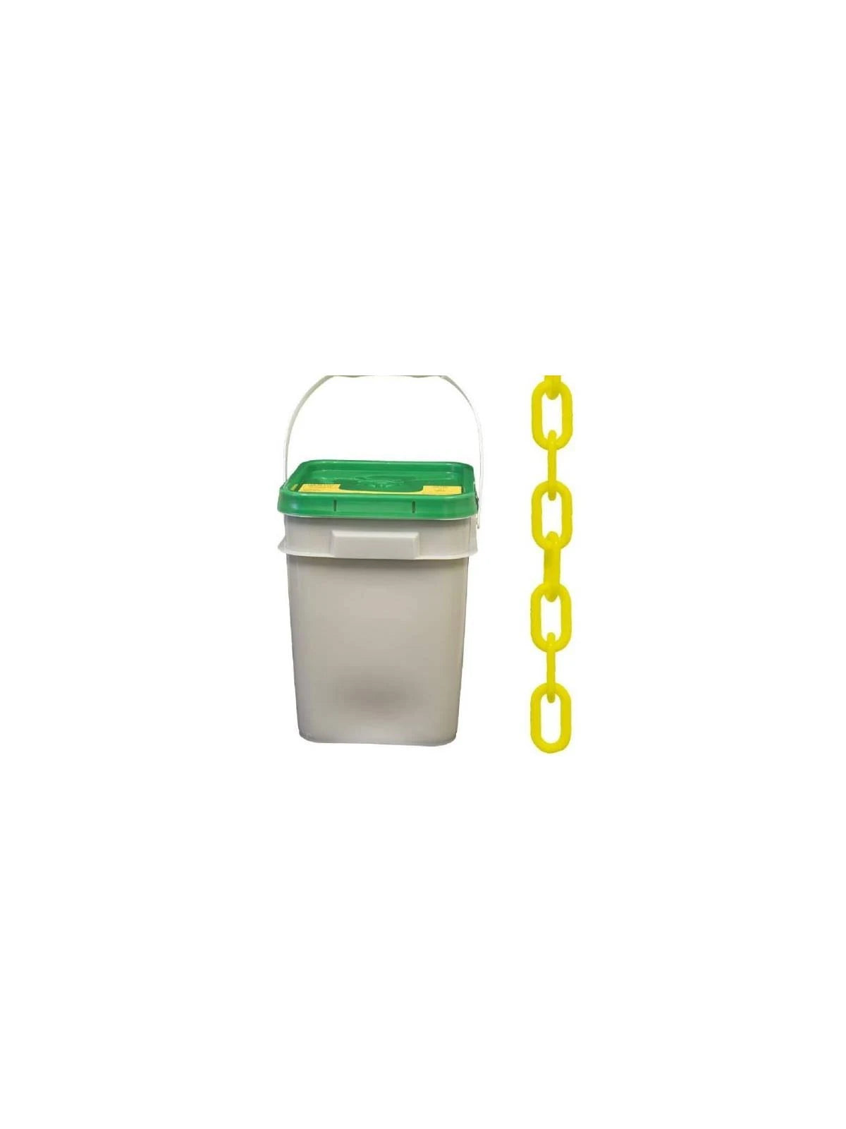 Yellow Plastic Barrier Chain, 300 Length S362244