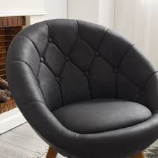 Yellow Velvet Tufted Swivel Accent Chair M80636
