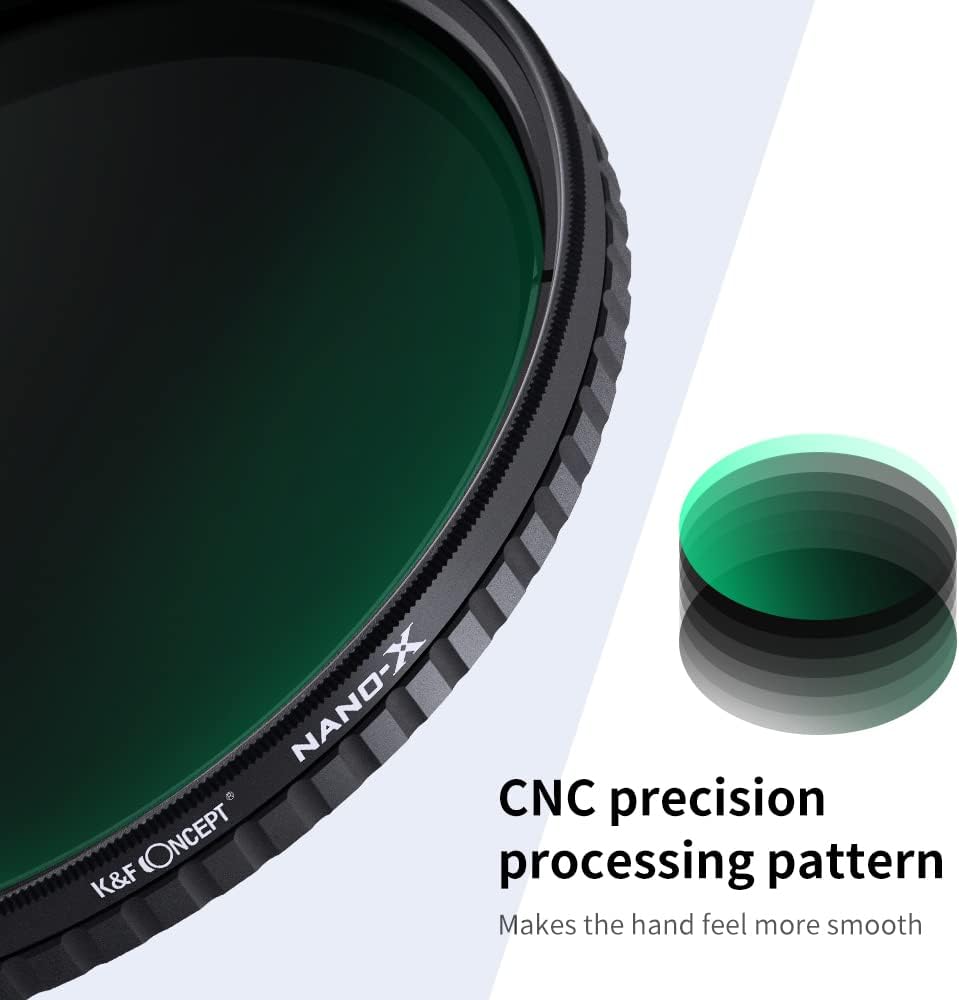 67mm Variable ND Filter ND32-ND512 5-9 Stops Neutral Density Lens Filter H891323