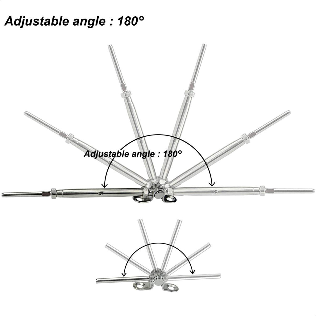 30 Pairs Stainless Steel Cable Railing Kit V818