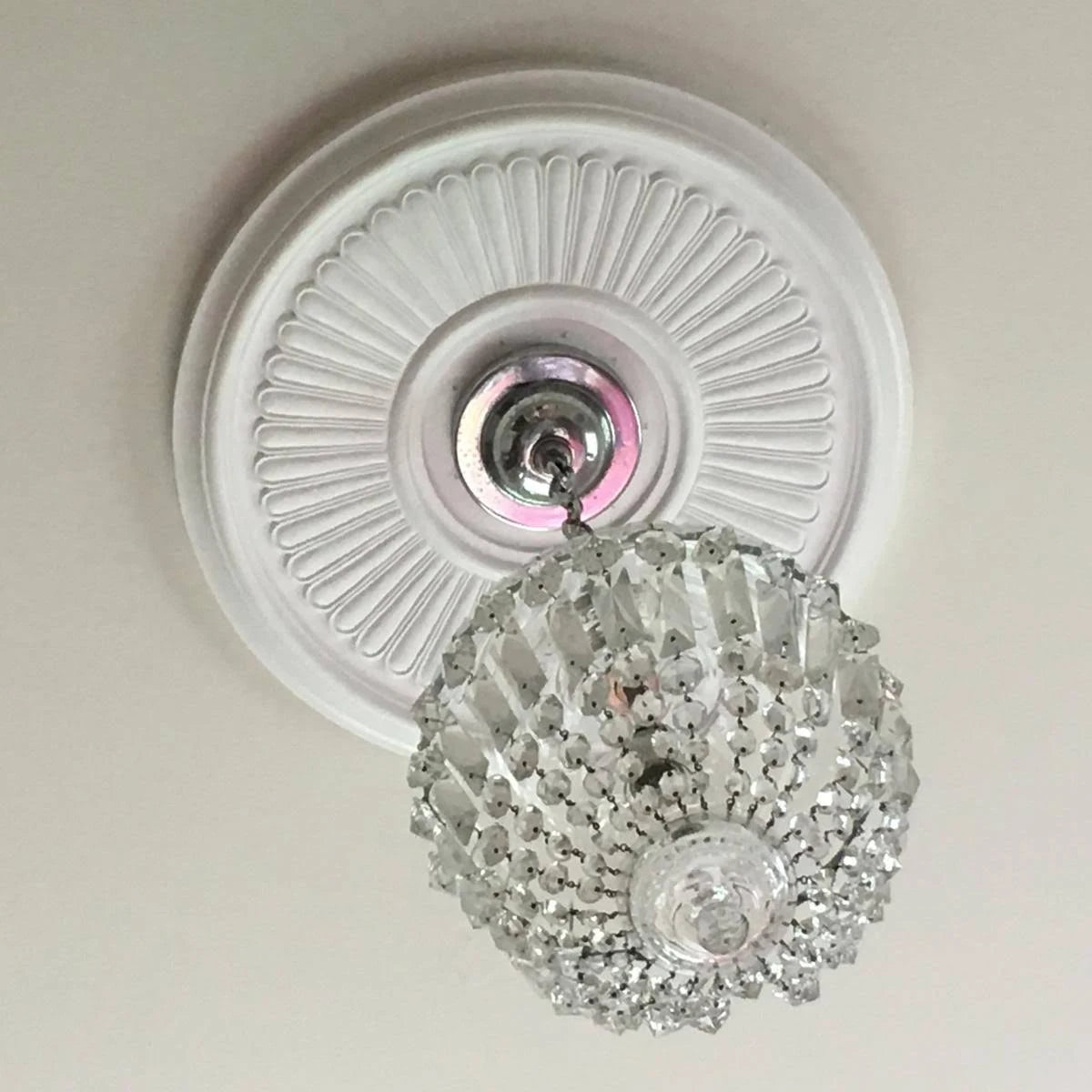 16 in. OD x 1.12 in. P Carved Ceiling Medallion Cherry S693239