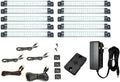 Under Cabinet LED Lighting Kit 10 Panels Warm White Dimmable W7289