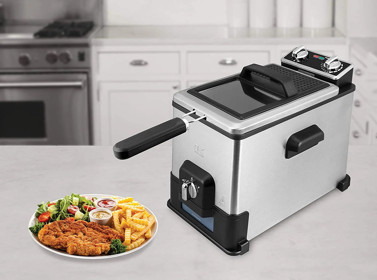 4.2 Quart Stainless Steel Deep Fryer L963
