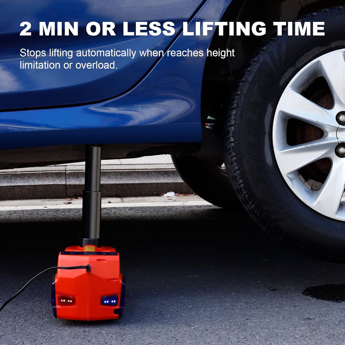 5 Ton Electric Hydraulic Car Jack with Touch Screen W12432