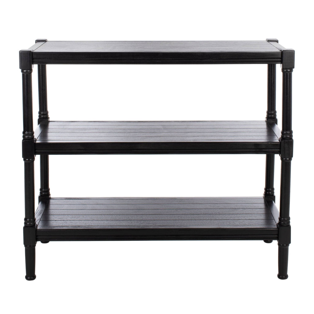 Black 3-Shelf Console Table K459603