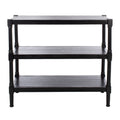 Black 3-Shelf Console Table K459603