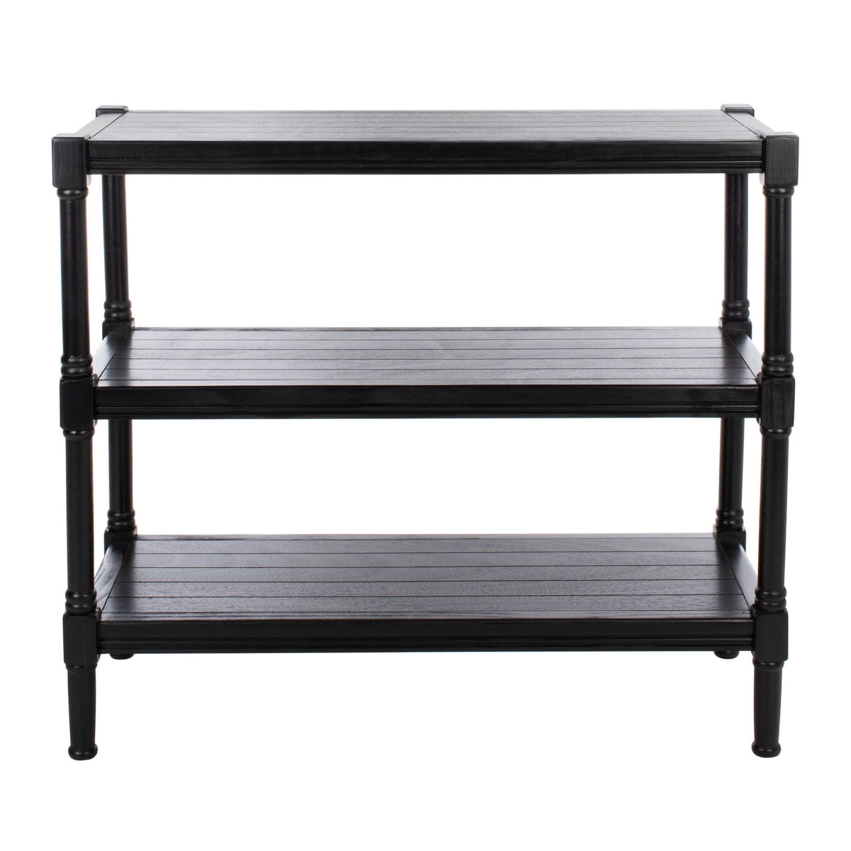 Black 3-Shelf Console Table K459603
