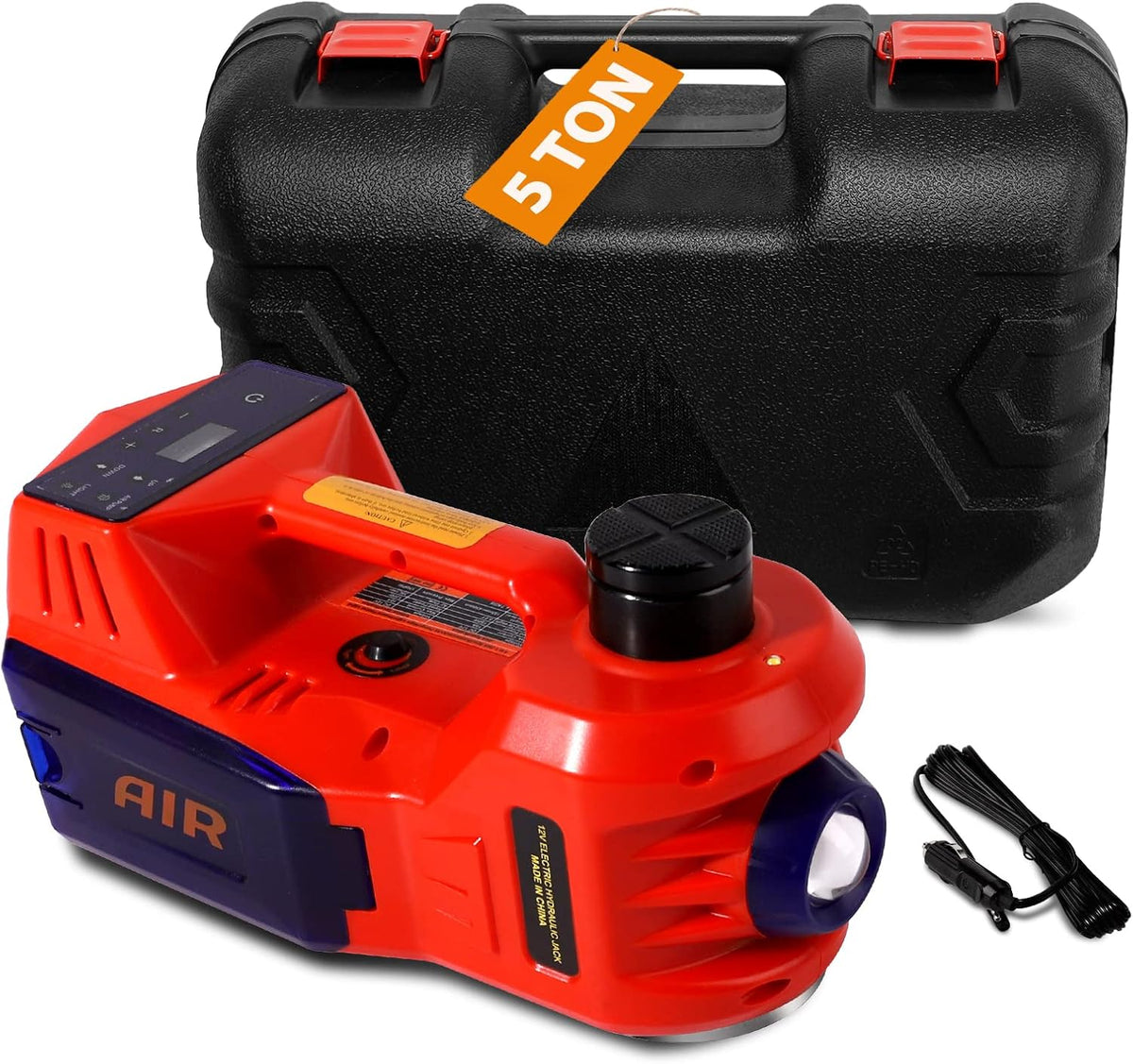 5 Ton Electric Hydraulic Car Jack with Touch Screen W12432