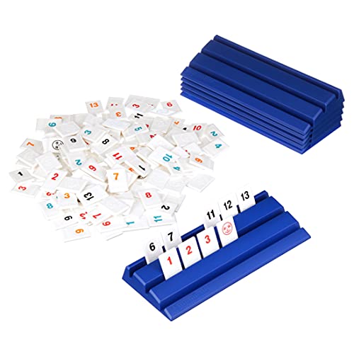 Blue Rummy Tile Game Q669