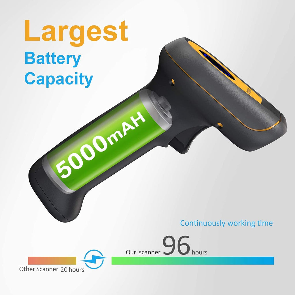 Cordless 2D Handheld Barcode Scanner with USB Dongle K913620