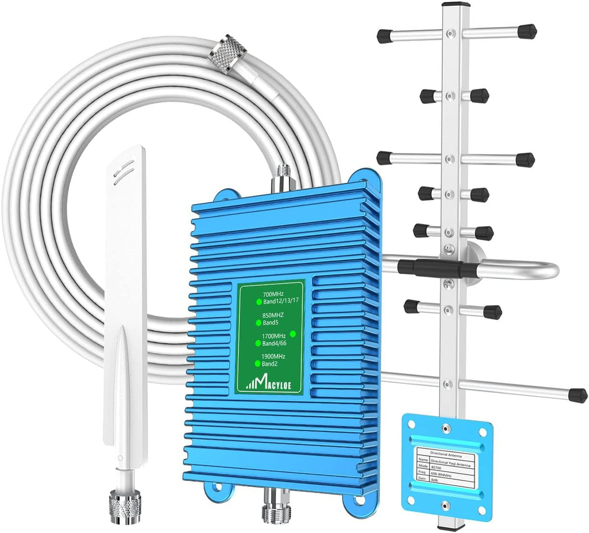 Cell Phone Signal Booster for Home, 3G/4G/5G LTE, Band 2/4/5/13/12/17 N691