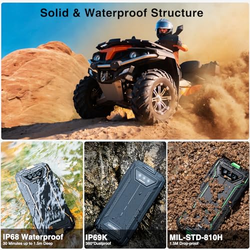 128GB Rugged Smartphone with 6300mAh Battery Y110