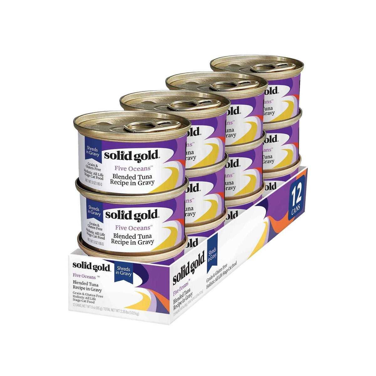 Solid Gold Canned Cat Food Tuna Recipe in Gravy N8758