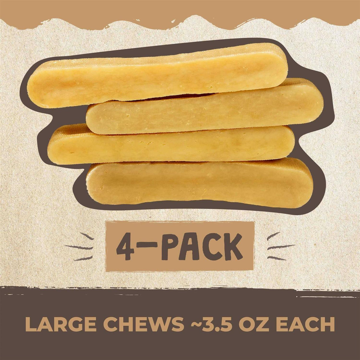 Yak Cheese Chews for Dogs All-Natural Long Lasting Pet Treats Y922