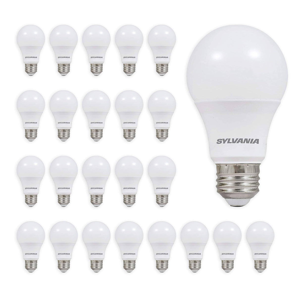 LED A19 Light Bulb 60W Equivalent 9W Not Dimmable Soft White 24 Pack L1680