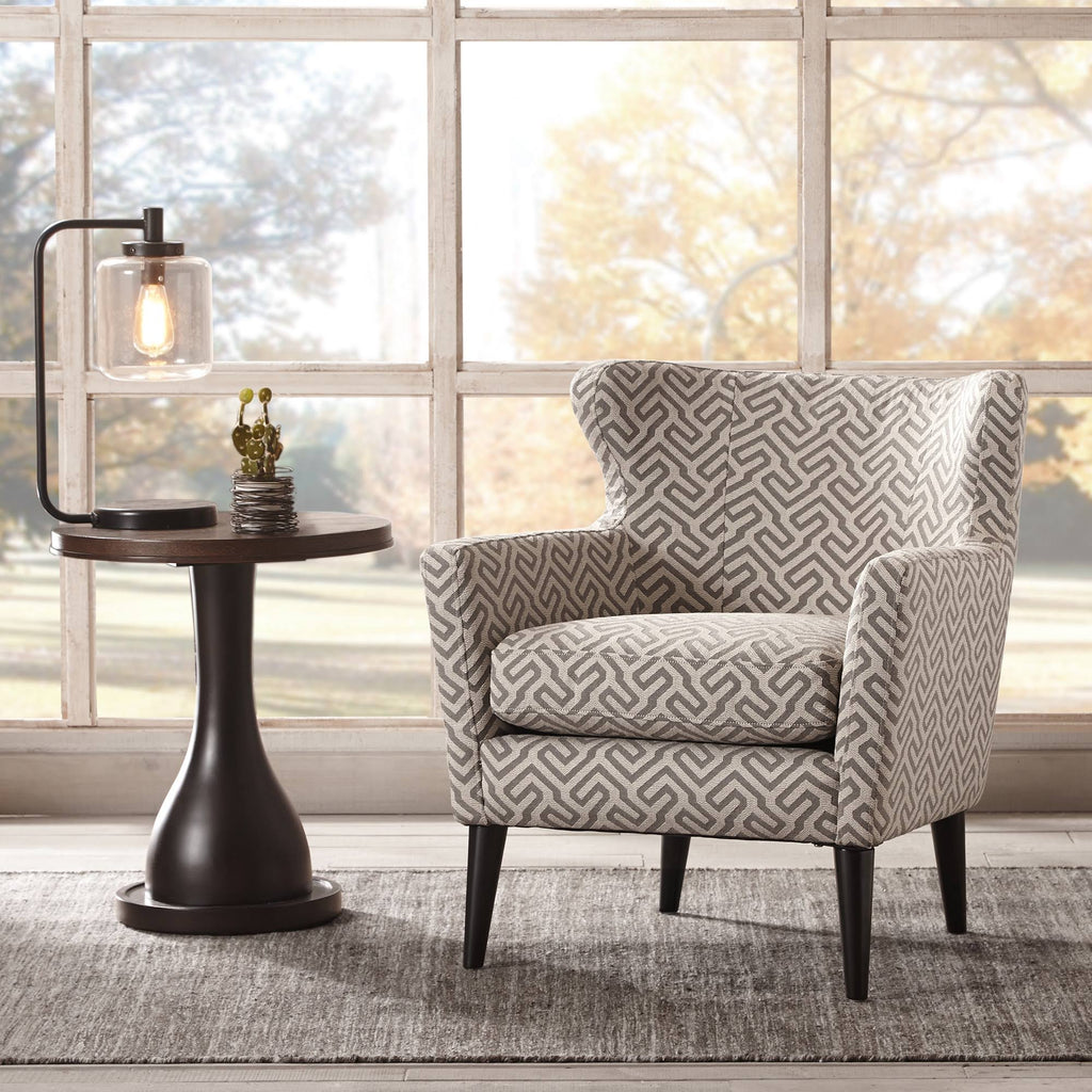 Grey Concave Club Chair R775