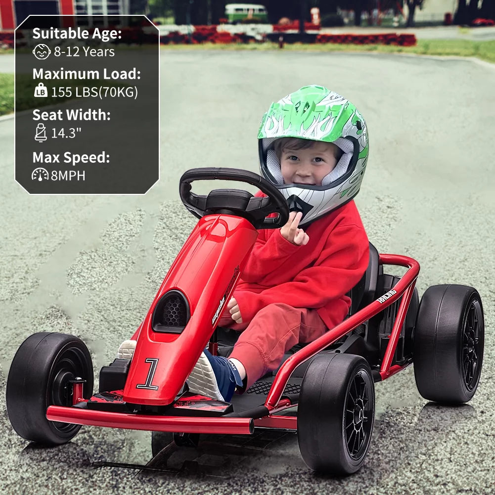 24V Electric Drifting Go Kart for Kids A860