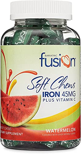 Watermelon Flavored Chewy Iron Supplement with Vitamin C, 60 Count S6774