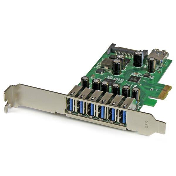 7 Port PCI Express USB 3.0 Card J1095