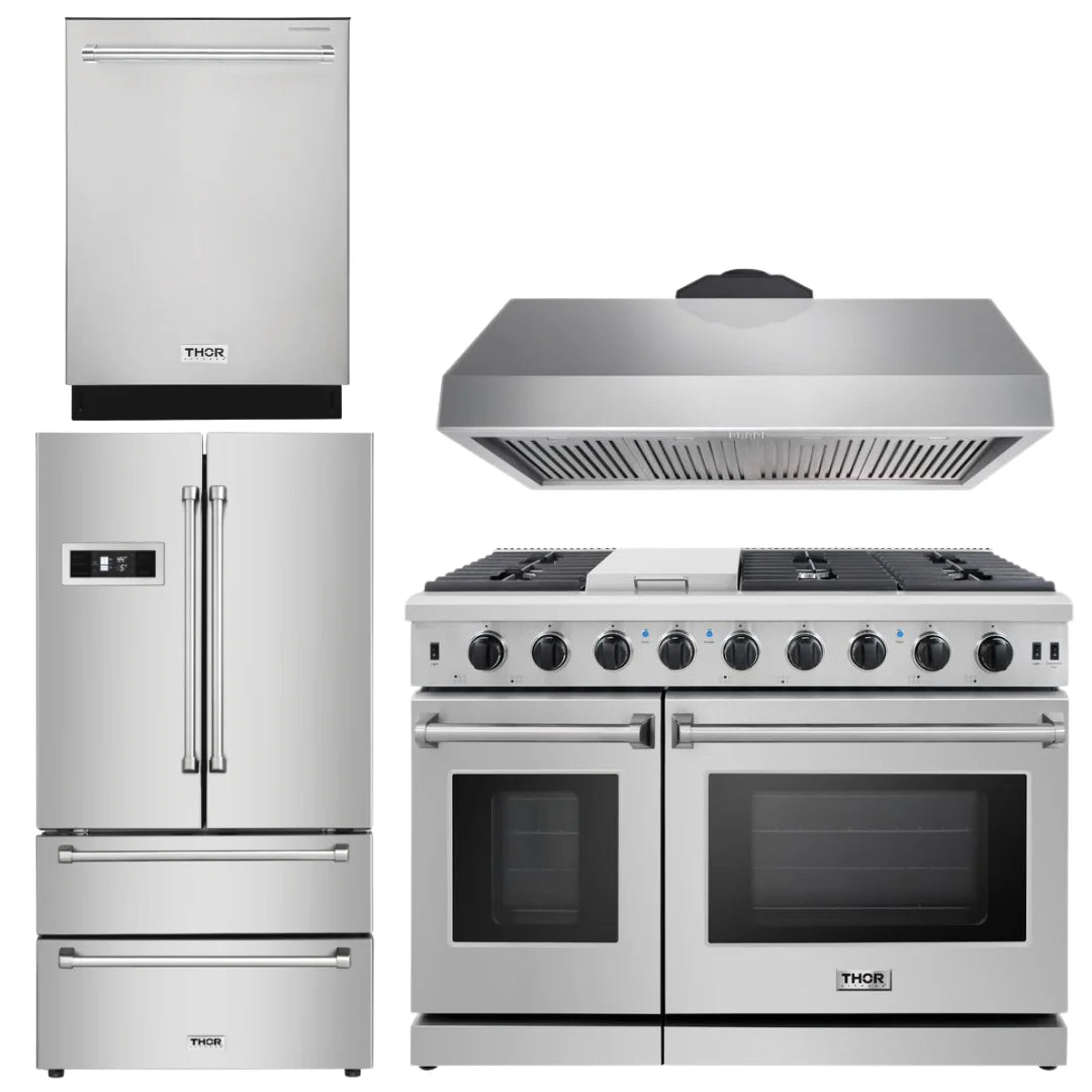 48 Propane Gas Range 4 Piece Package H859155
