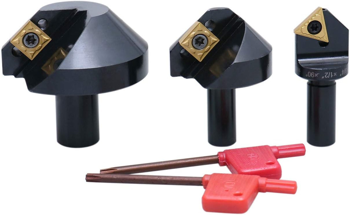 1/4'', 1/2'' and 1-1/4'' 60 Degree Indexable Carbide Countersinks S8651