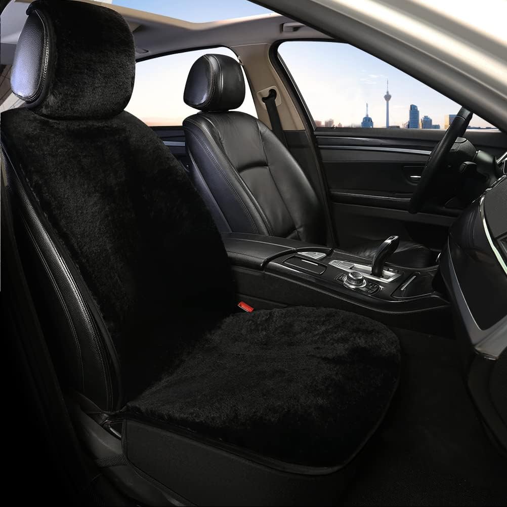 Purple Faux Fur Car Seat Cover K28395
