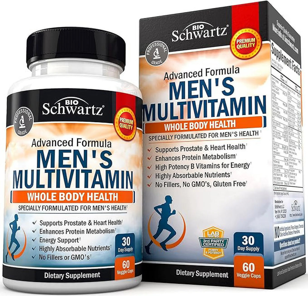 Men's Multivitamin with Vitamin C A B D3 E Zinc 60 Ct C405509