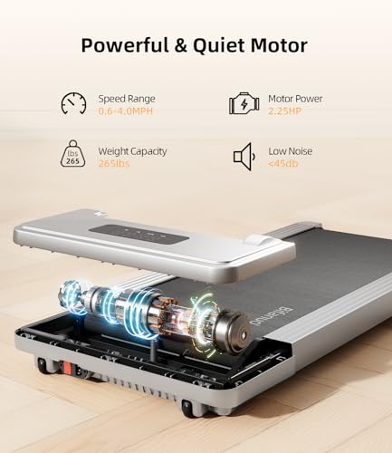 Under Desk Treadmill with Remote Control LED Display K972