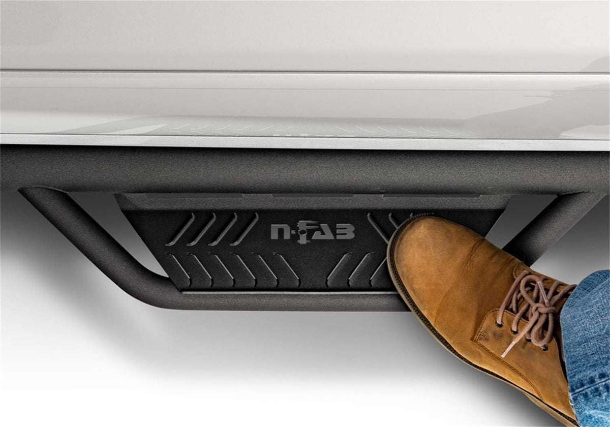 Textured Black Cab Length Running Boards N476570