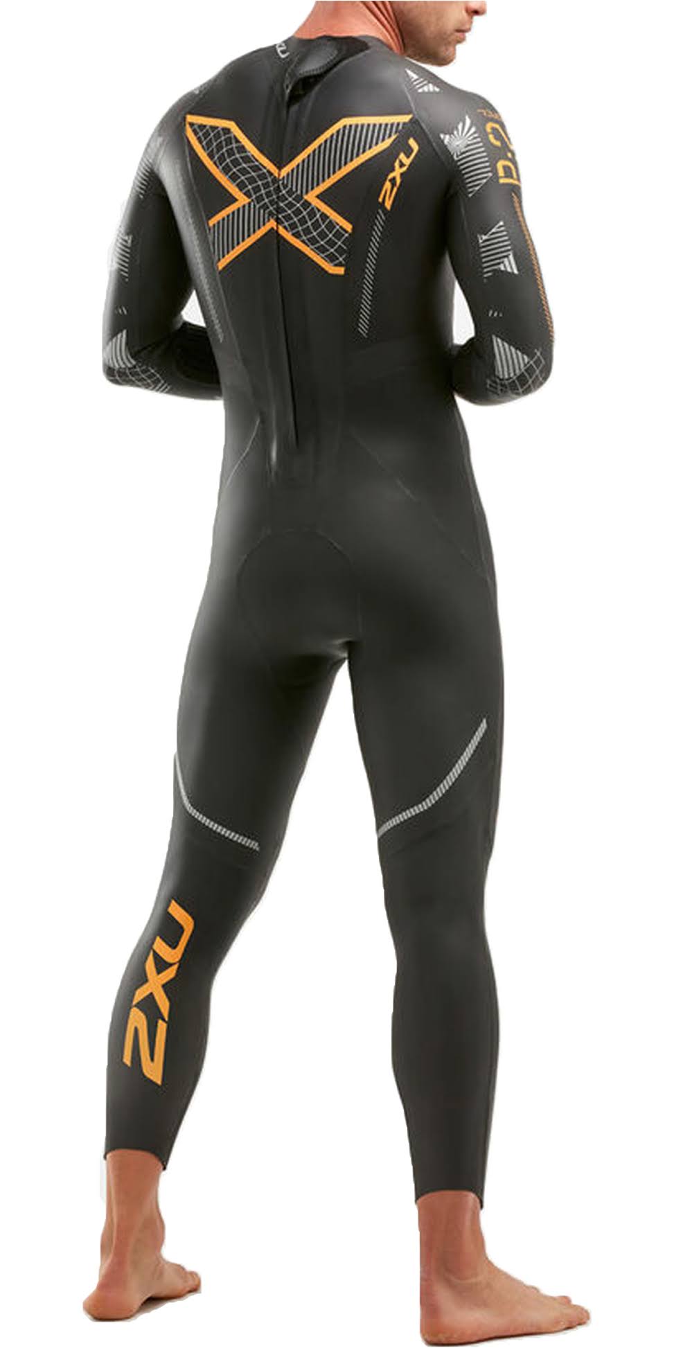 Black/Orange Fizz Wetsuit M729