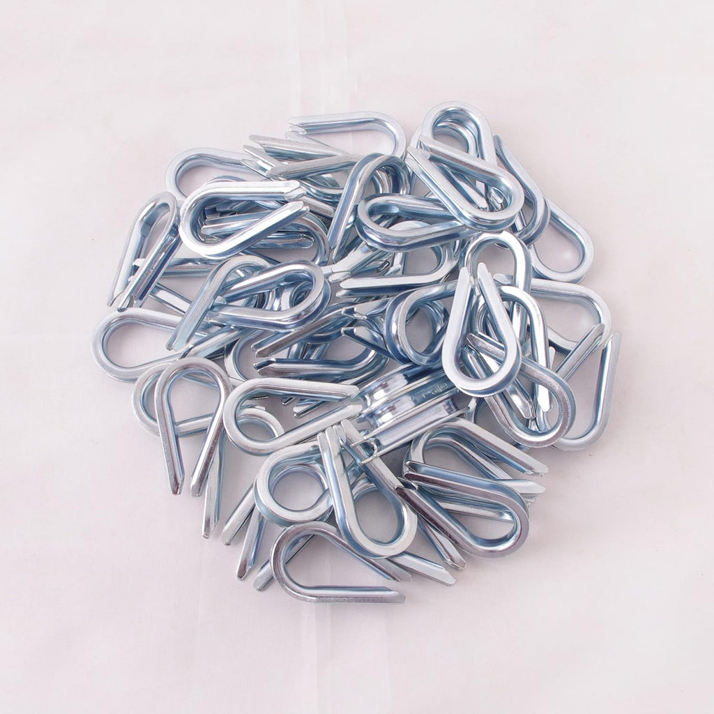 Wire Rope Thimble 3/8 in Carbon Steel 25PCS P9773
