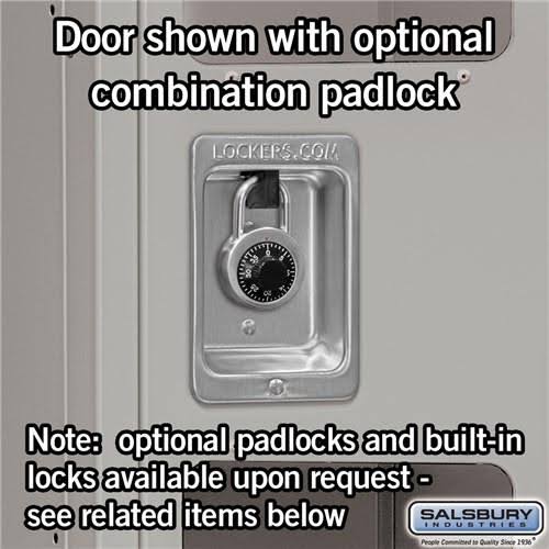 Metal Locker, Single Tier, Gray S5347