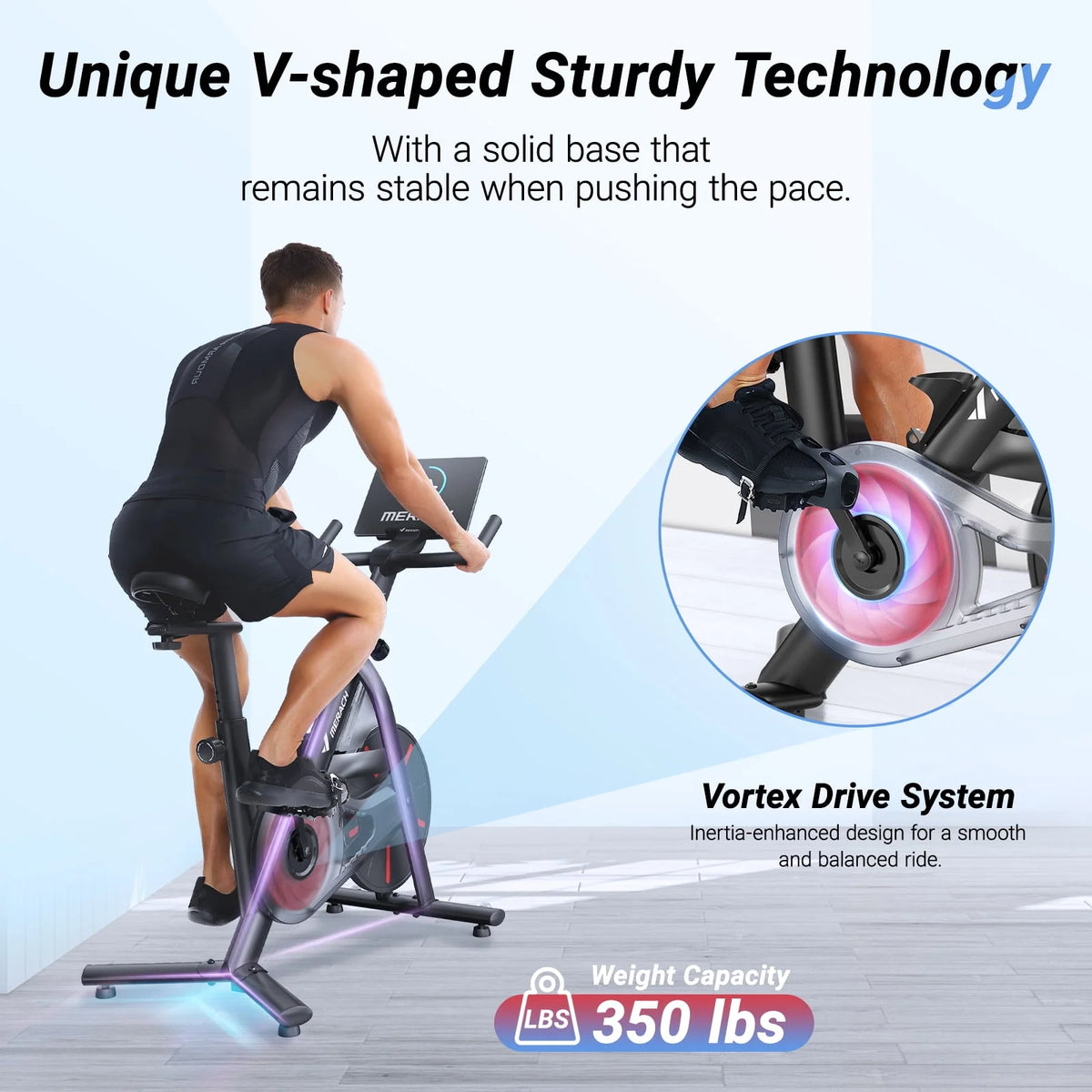 Stationary Exercise Bike Magnetic Bluetooth G138269