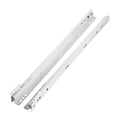 White 16-inch 75-Pound Capacity 3/4 Extension Euro Epoxy Slide (Pack of 10 Pairs) V54159