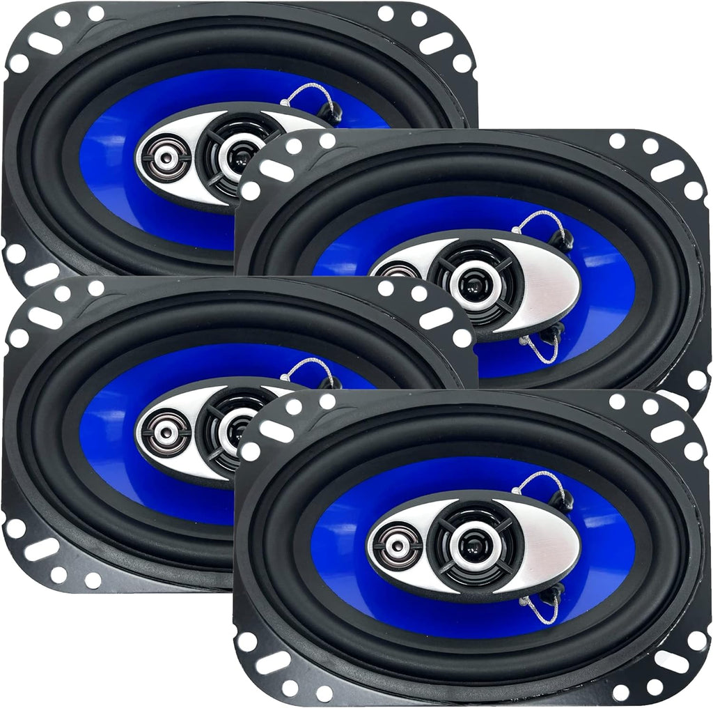 4x6 in 3-Way Coaxial Car Speakers 4 Ohm Q419211