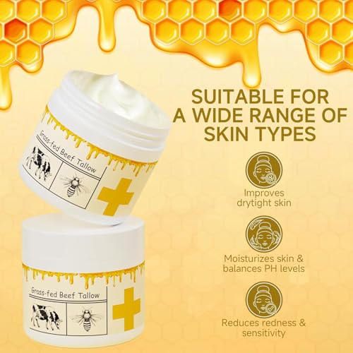 Grass Fed Whipped Beef Tallow Balm, 2 packs N2688