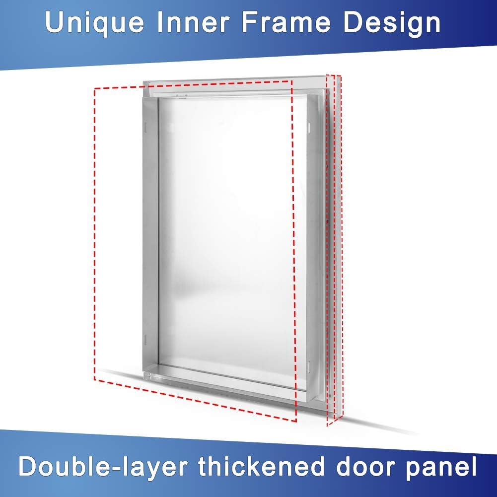 42 W x 21 H Stainless Steel Single Access Door G3526