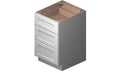 White 3 Drawers Base Cabinet T5613