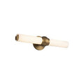 Aged Brass 2-Light Dimmable LED Vanity Light C683