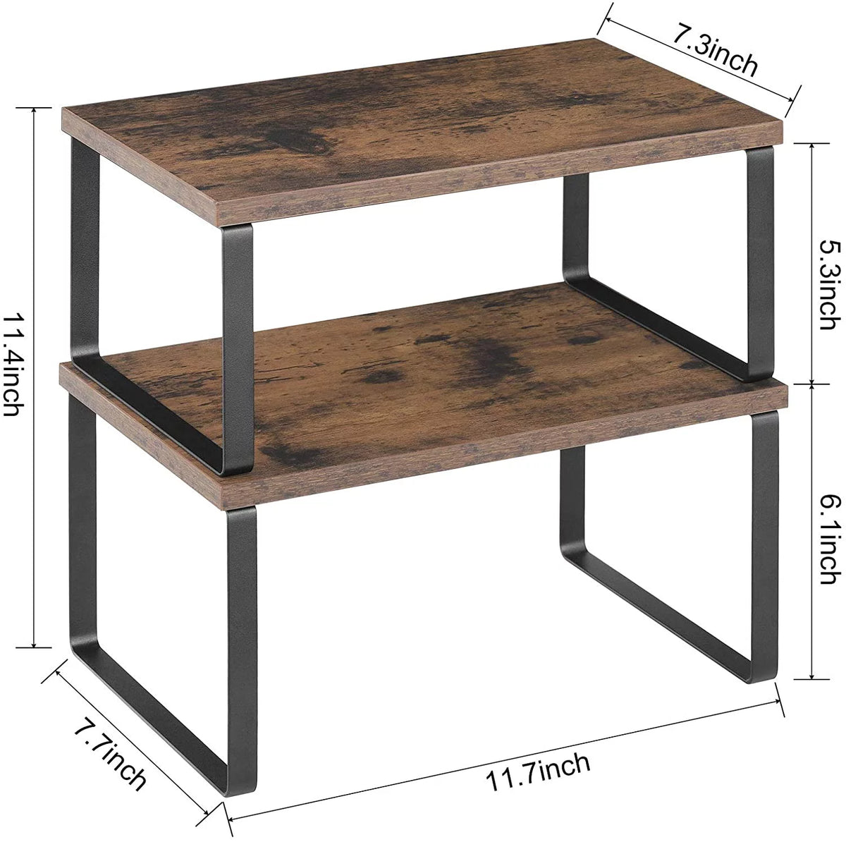 2 Piece Expandable Stackable Countertop Organizer V148213
