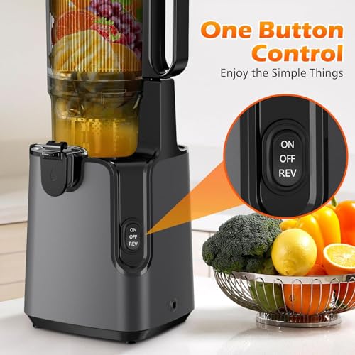 Cold Press Slow Masticating Juicer with 5.8" Feed Chute G625616