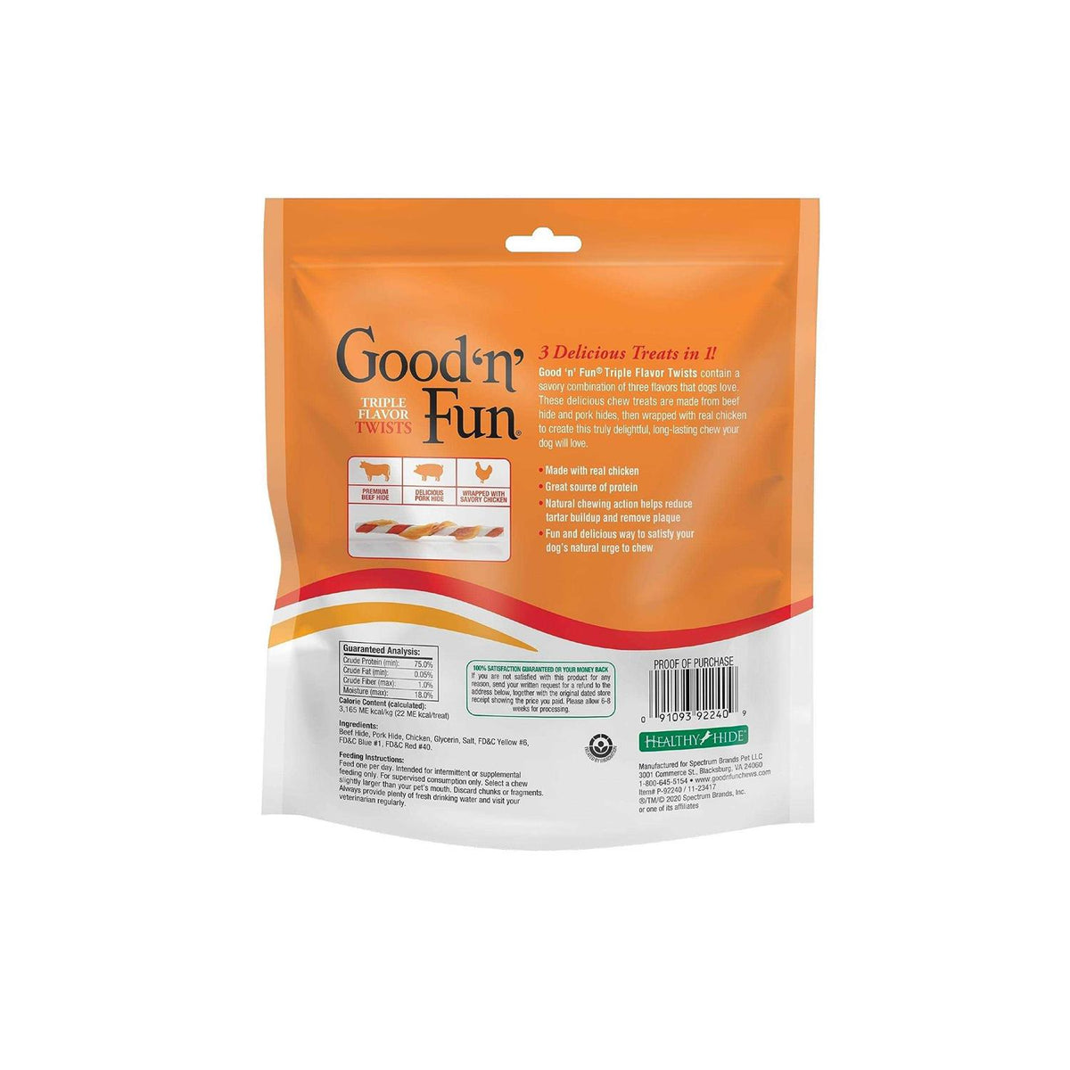 Triple Flavor Twists Pet Supplies Z48073