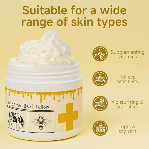 Grass Fed Whipped Beef Tallow Balm, 2 packs N2688