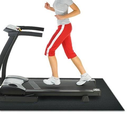 Black 3/16-Inch Treadmill Mat S623