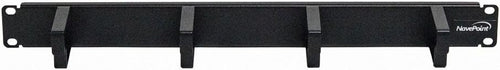 1U 19-Inch Rack Mount Cable Management Panel Black 2-Pack O95510