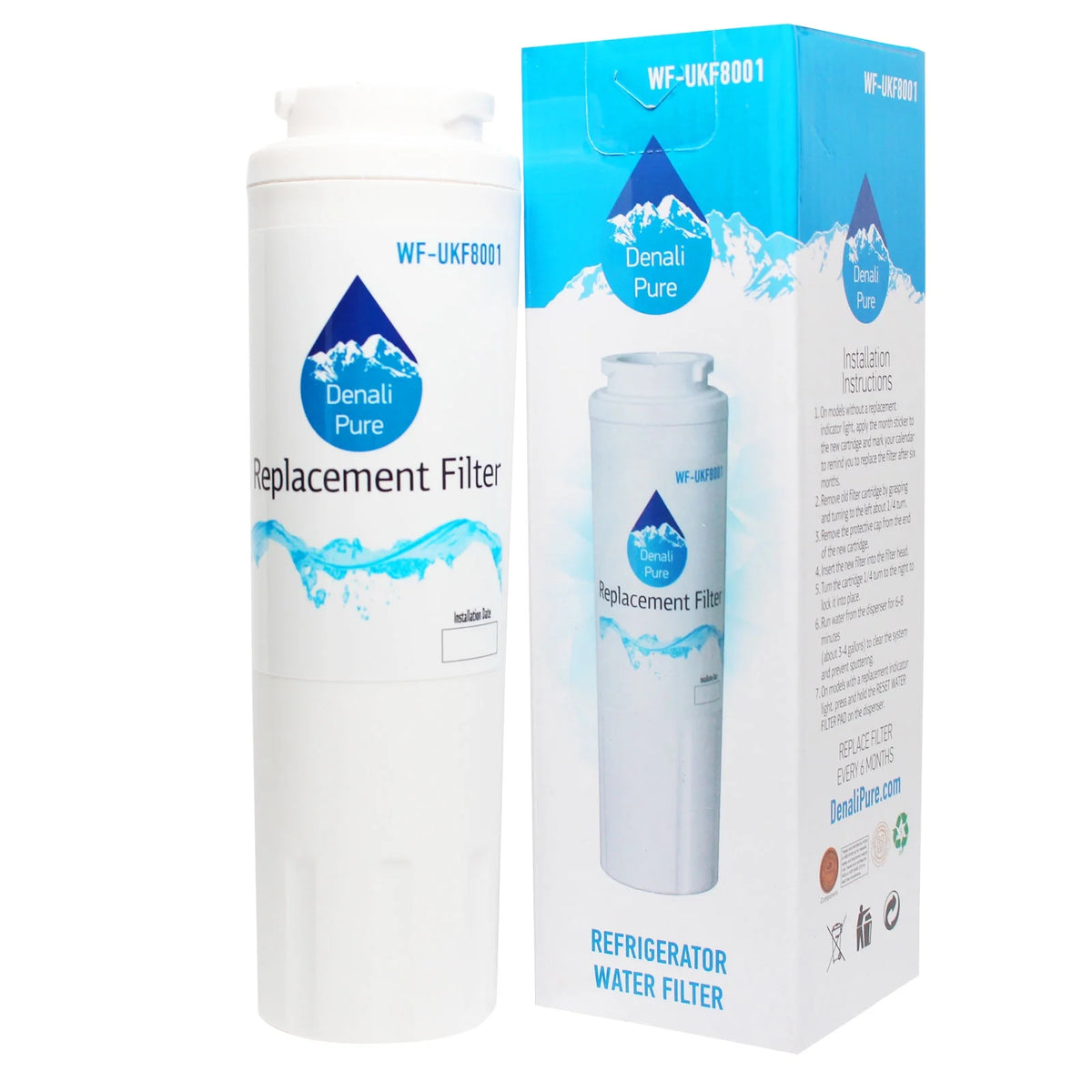 4-Pack Replacement Refrigerator Water Filter Cartridge Y828937