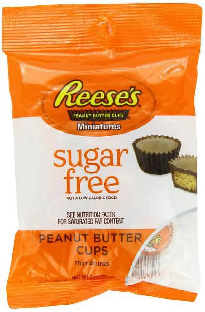 Sugar Free Peanut Butter Cups Miniatures Pack of 12 J5340