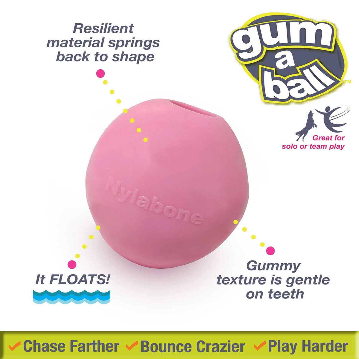 Gum-a-Ball Dog Toy Q78843