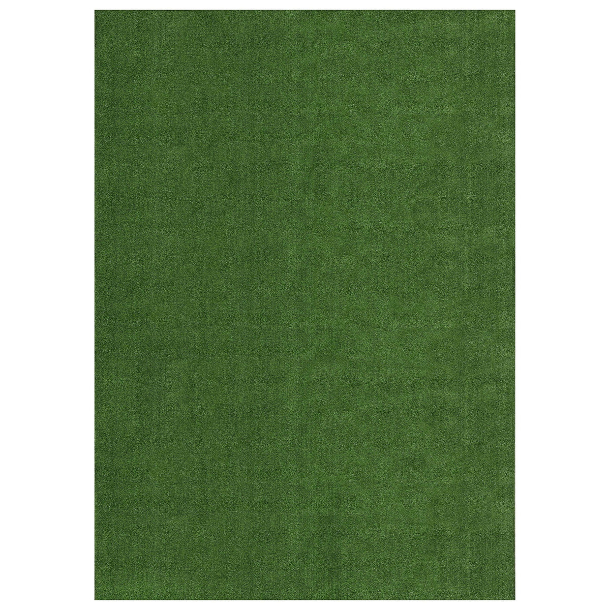 Waterproof 5'3" x 8'2" Green Artificial Grass Rug Y9287