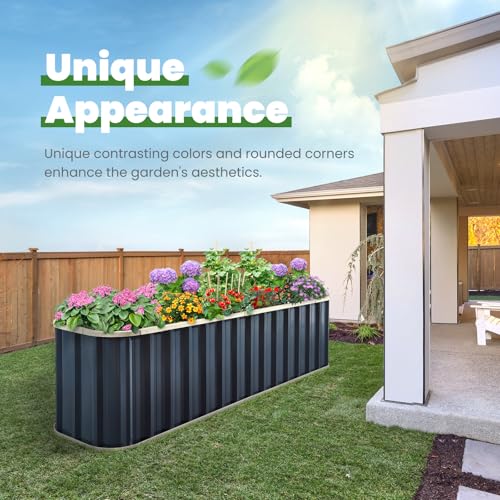 68" x 36" x 24" Galvanized Steel Raised Garden Bed E777723